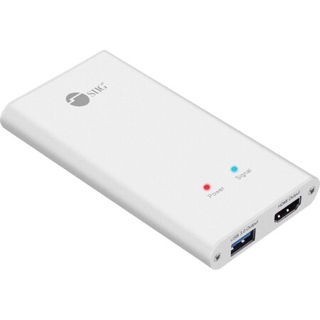 Siig Usb 3.0 Hdmi Capture Adapter Plus. Captures And Records Hdmi Signals CE-H23R11-S1